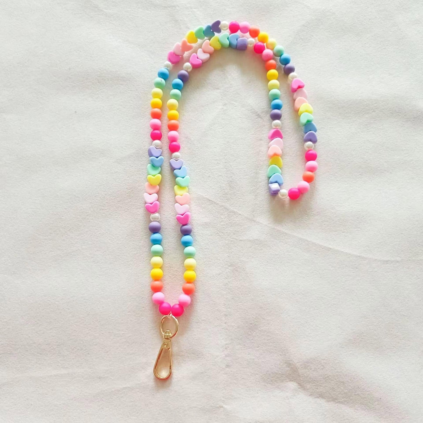 Pastel Beaded Lanyards