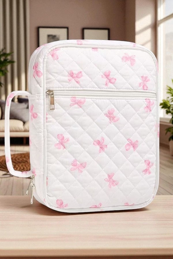 SC - Elise Pink Bow Bible Cover
