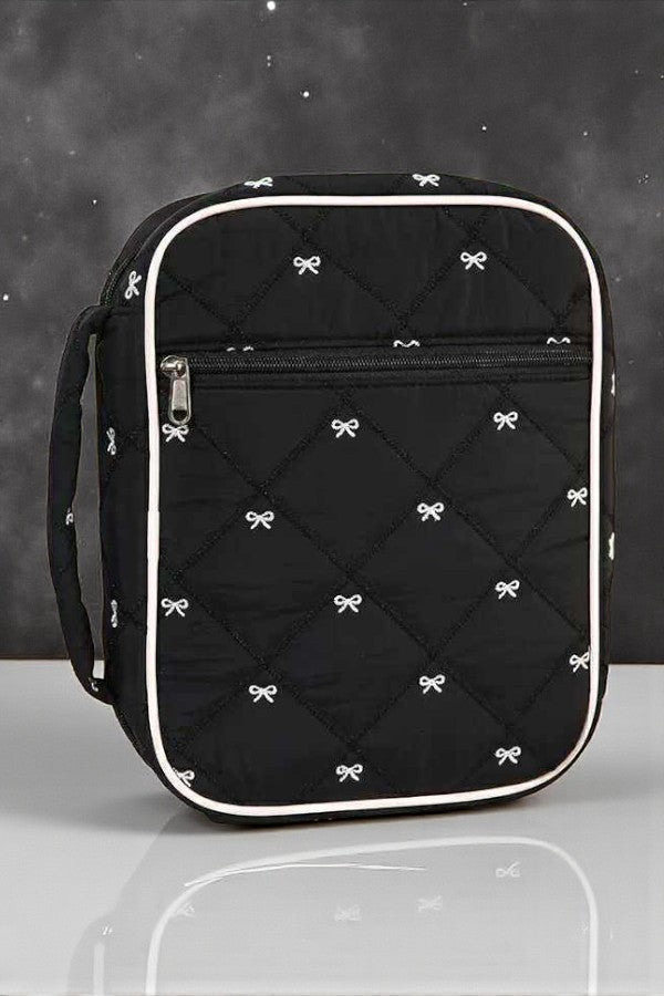 SC - Black and White Bow Bible Cover