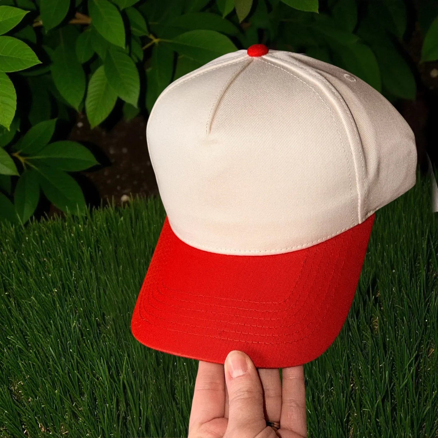 Put it on my husband's tab Embroidered Adjustable Five-Panel Twill Hat