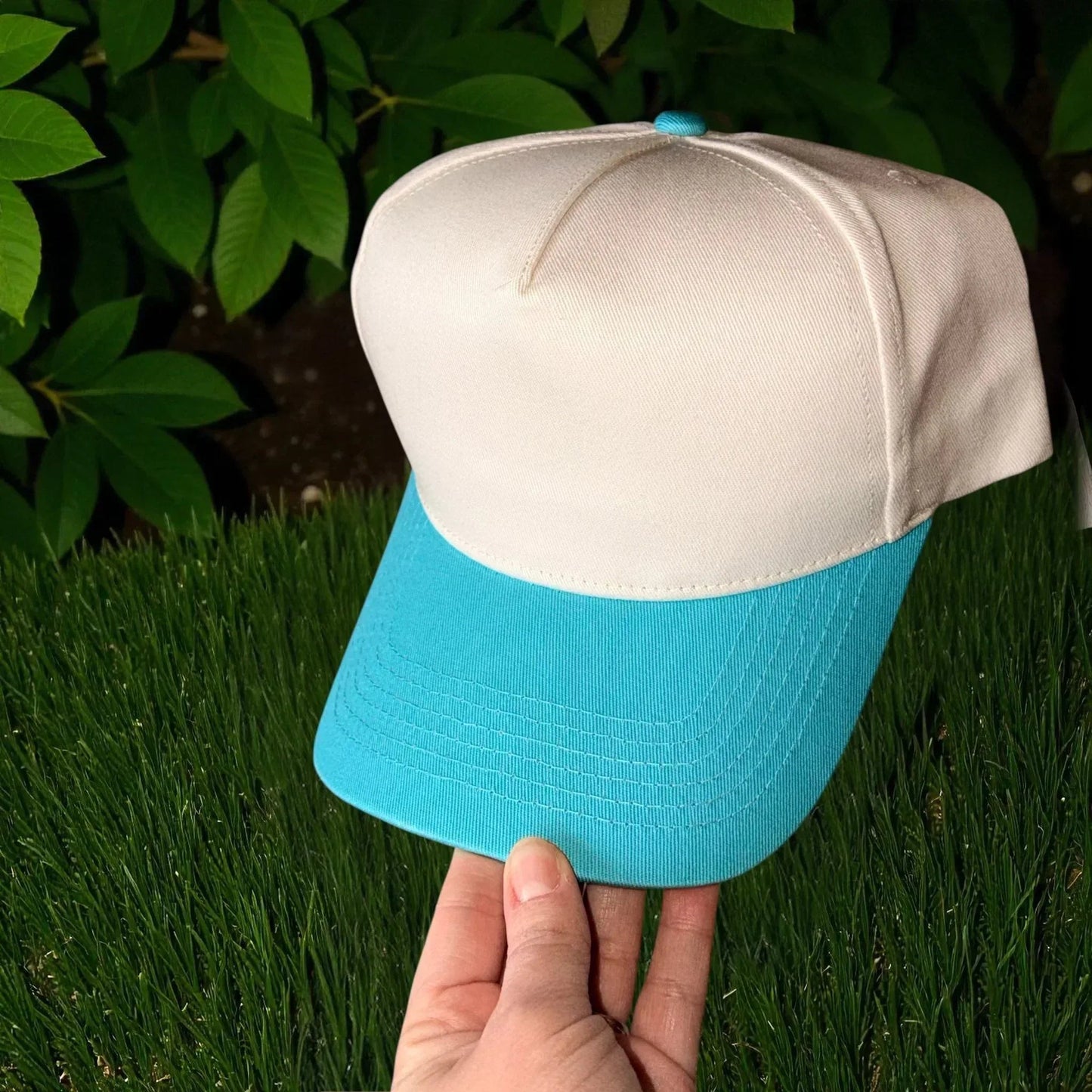 American Honey Embroidered Adjustable Five-Panel Twill Hat