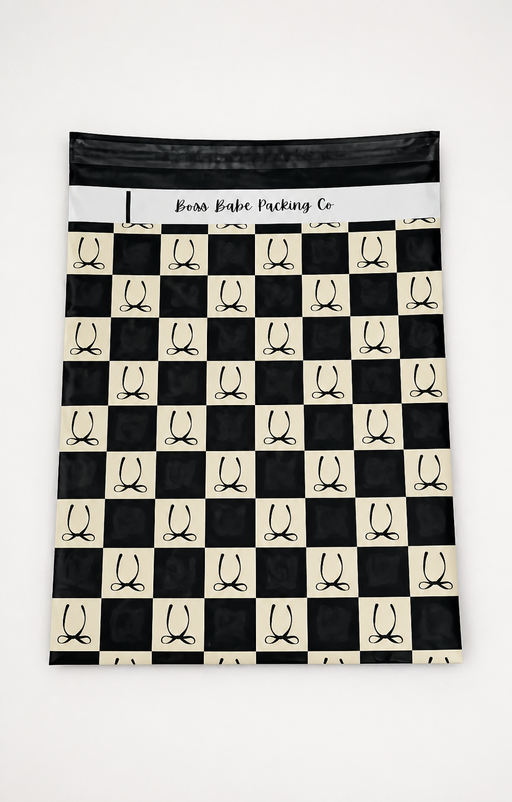 Black Bow Poly Mailer 10x13