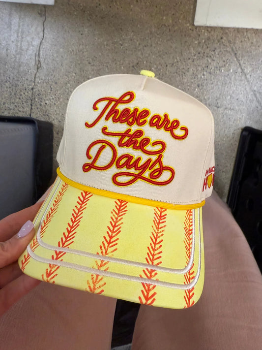 SOFTBALL THESE ARE THE DAYS HAT- ETA MID TO END OF MAY