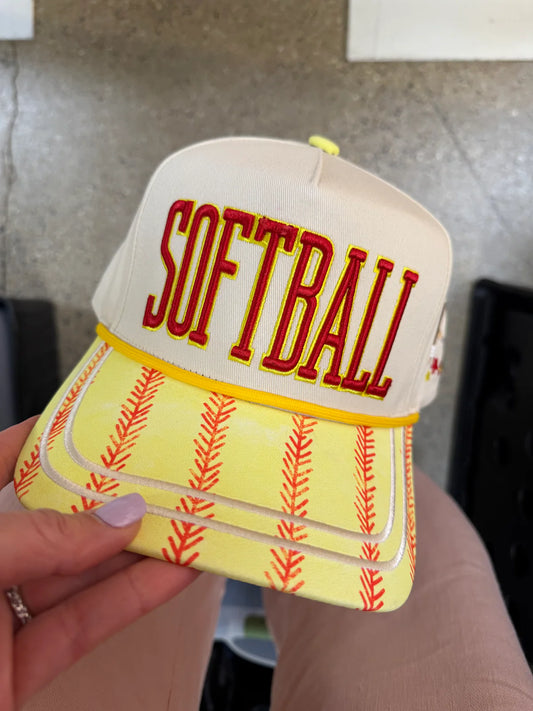 SOFTBALL LACES HAT- ETA MID TO END OF MAY