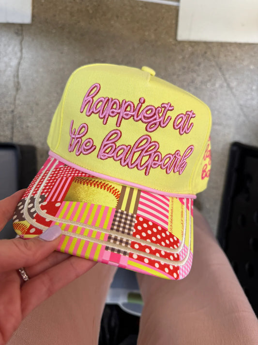 HAPPIEST AT THE BALLPARK HAT- ETA MID TO END OF MAY