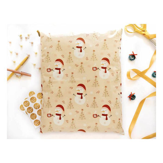 Snowman Poly Mailers